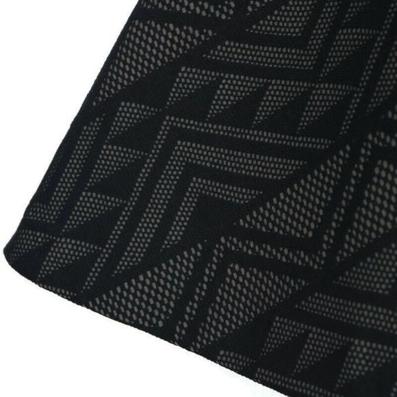 INC International Concepts Full A-Line Skater Skirt Black L Large - Picture 6 of 11